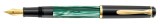 Pelikan® Füllhalter Classic M200 - Feder F, grün-marmoriert, Etui Kolbenfüller grün-marmoriert