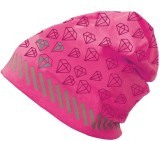 Roth Mütze ReflActions Diamant - pink mit reflektierenden Elementen Mütze pink universal