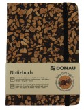 DONAU Notizbuch - A6, liniert, 96 Blatt, Recycling Kaffee-Kork-Stoff Notizbuch Kaffee-Kork A6