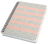 SIGEL Spiral-Notizbuch Jolie® - ca. A5, punktkariert, 120 Seiten, Sweet Dots Notizbuch A5 100 g/qm