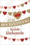 Franz Weigert Hochzeitstagskarte - inkl. Umschlag Mindestabnahmemenge - 5 Stück. Glückwunschkarte