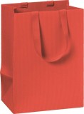 Stewo Geschenktragetasche One Colour - 10 x 14 x 8 cm, rot Mindestabnahmemenge - 6 Stück. neutral