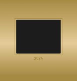 AlphaEdition Foto-Bastelkalender Do-it Yourself - 21 x 29,7 cm, gold Bastelkalender 2024 21 cm