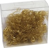 GOLDINA Weihnachtsschmuck Engelshaar - 17 g, gold Dekomaterial Engelshaar gold