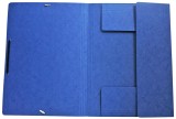 DONAU Gummizugmappe - A4, blau Sammelmappe blau A4 Gummizug 245 mm 320 mm