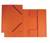 DONAU Gummizugmappe - A4, orange Sammelmappe orange A4 Gummizug 245 mm 320 mm