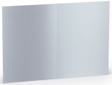 RÖSSLER Briefkarte Paperado - A6, 250 g/qm, doppelt, hoch, planliegend, marble white metallic A6