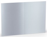 RÖSSLER Briefkarte Paperado - B6, 250 g/qm, doppelt, hoch, planliegend, marble white metallic B6