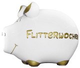 Spardose Schwein Flitterwochen - klein Spardose Schwein Flitterwochen 12,5 cm 9,5 cm Keramik