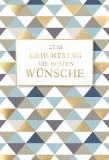 Geburtstagskarte geprägt - inkl. Umschlag Mindestabnahmemenge - 6 Stück. Geburtstagskarte