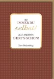 Geburtstagskarte geprägt - inkl. Umschlag Mindestabnahmemenge - 5 Stück. Geburtstagskarte