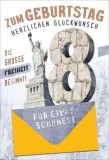 Geburtstagskarte Geldscheinfach Zahl 18 - inkl. Umschlag Mindestabnahmemenge - 5 Stück.