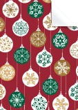 STEWO Weihnachts-Geschenkpapier Gaetana, 50x70cm Geschenkpapier Weihnachten Gaetana 50 cm 70 cm