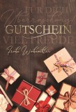 Gutscheinkarte Weihnachten - inkl. Umschlag Mindestabnahmemenge - 6 Stück. Gutscheinkarte 1 Stück