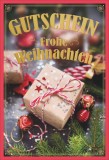 Gutscheinkarte Weihnachten - inkl. Umschlag Mindestabnahmemenge - 5 Stück. Gutscheinkarte 1 Stück