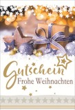 Gutscheinkarte Weihnachten - inkl. Umschlag Mindestabnahmemenge - 5 Stück. Gutscheinkarte 1 Stück