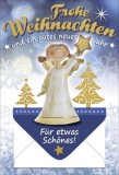 Geldscheinkarte - Weihnachtswünsche Grußkarten Weihnachten Weihnachtsgrüße inkl. Umschlag