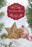 D.T. Weihnachtskarte - inkl. Umschlag Mindestabnahmemenge - 5 Stück. Grußkarten inkl. Umschlag