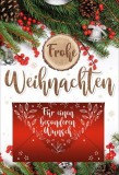 Weihnachtskarte mit Geldscheinfach - inkl. Umschlag Mindestabnahmemenge - 5 Stück. Grußkarten