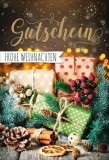 Gutscheinkarte Weihnachten - inkl. Umschlag Mindestabnahmemenge - 5 Stück. Gutscheinkarte 1 Stück