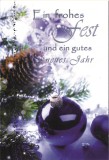 D.T. Weihnachtskarte - inkl. Umschlag Mindestabnahmemenge - 5 Stück. Grußkarten inkl. Umschlag