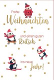 D.T. Weihnachtskarte - inkl. Umschlag Mindestabnahmemenge - 5 Stück. Grußkarten inkl. Umschlag