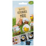 Oster Banderole Osterhase Maxi - 4 Motive, 12 Stück sortiert Osteretiketten