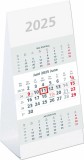 ZETTLER Tischkalender 980 - 3 Monate / 1 Seite, 9,5 x 19,5 cm Tischkalender 2025 3 Monate / 1 Seite