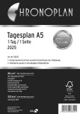 CHRONOPLAN Ersatzkalendarium Tagesplan - A5, 1 Tag / 1 Seite Saisonartikel Tagesplan 2025 A5 14,8 cm