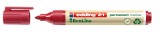 EDDING 21 Permanentmarker EcoLine - 1,5 - 3 mm, rot, nachfüllbar Permanentmarker rot 1,5 - 3 mm