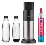 SODASTREAM Wassersprudler-Duo-Set titan-silber Wassersprudler