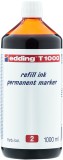 EDDING T 1000 Nachfülltinte - 1000 ml, rot Nachfülltinte rot 1000 ml