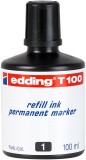 EDDING T 100 Nachfülltinte - 100 ml, schwarz Nachfülltinte schwarz 100 ml