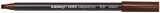 EDDING 1255 Kalligrafie Stift - Fasermaler, 5,0 mm, dunkelbraun Kalligrafiestift dunkelbraun 5,0 mm